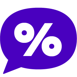 Speechmark with percentages