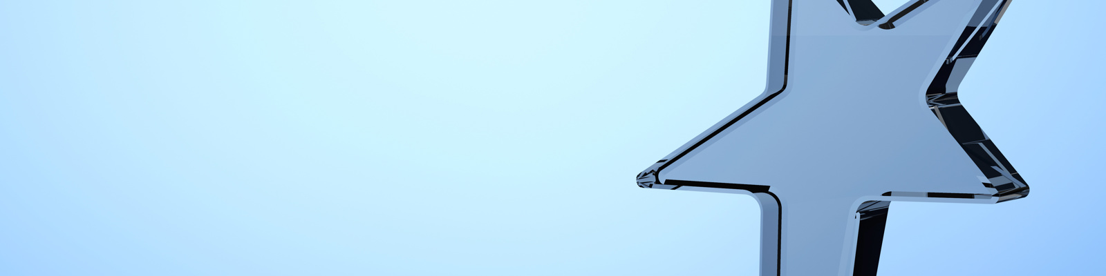 Photo of a Glass Award Shaped Like a Star.