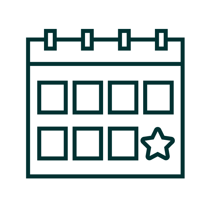Fundraising sites and diaries icon