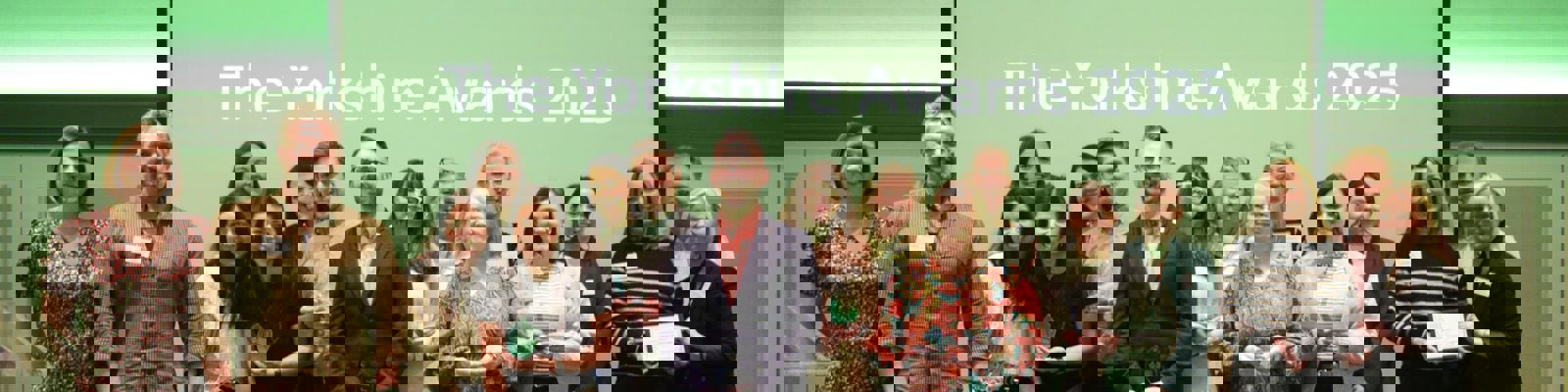 Photo of the Yorkshire Regional Group committee at their 2025 Awards.