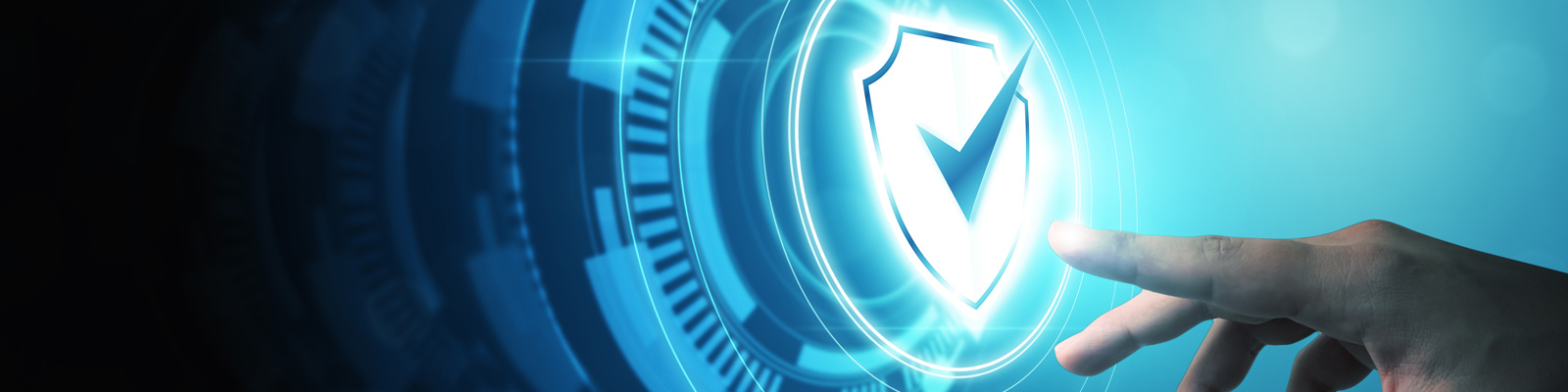 GDPR and protection network security computer and safe your data concept. 